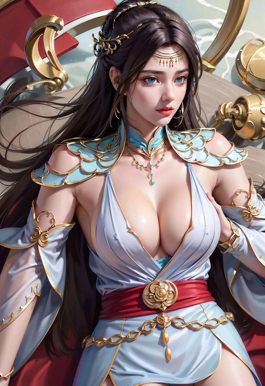 [AI绘画]国漫女主-将臣.姬凝霜.焰灵姬.云韵.天狐仙子.小舞.月姬.波赛西.海女斗罗.美杜莎.若林.熏儿.蚩梦.鹤追-第03话 - 图片 4