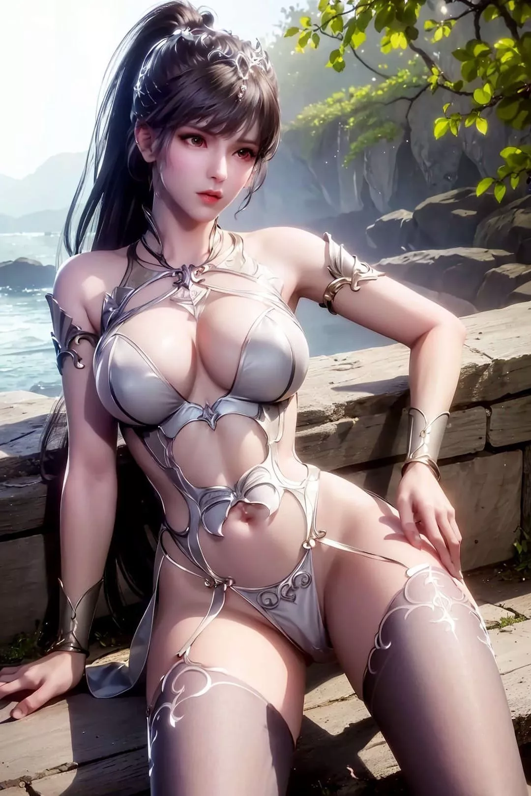 [AI绘画]国漫女主-将臣.姬凝霜.焰灵姬.云韵.天狐仙子.小舞.月姬.波赛西.海女斗罗.美杜莎.若林.熏儿.蚩梦.鹤追-第04话 - 图片 74
