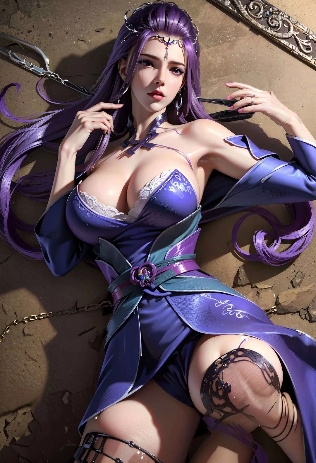 [AI绘画]国漫女主-将臣.姬凝霜.焰灵姬.云韵.天狐仙子.小舞.月姬.波赛西.海女斗罗.美杜莎.若林.熏儿.蚩梦.鹤追-第05话 - 图片 76