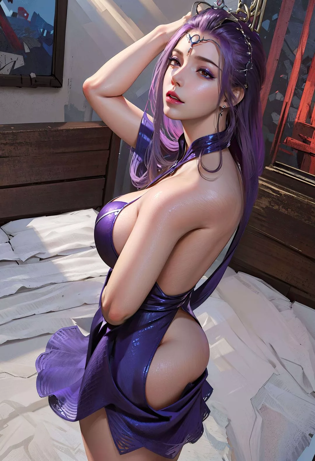 [AI绘画]国漫女主-将臣.姬凝霜.焰灵姬.云韵.天狐仙子.小舞.月姬.波赛西.海女斗罗.美杜莎.若林.熏儿.蚩梦.鹤追-第06话 - 图片 21