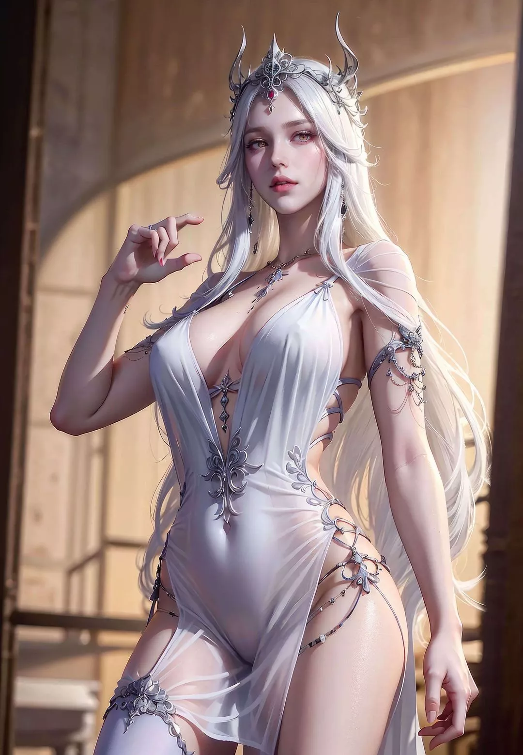 [AI绘画]国漫女主-将臣.姬凝霜.焰灵姬.云韵.天狐仙子.小舞.月姬.波赛西.海女斗罗.美杜莎.若林.熏儿.蚩梦.鹤追-第06话 - 图片 57