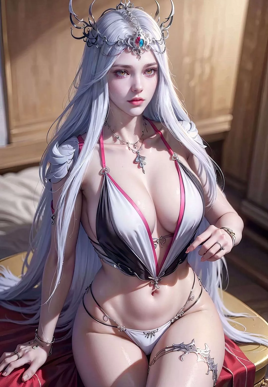 [AI绘画]国漫女主-将臣.姬凝霜.焰灵姬.云韵.天狐仙子.小舞.月姬.波赛西.海女斗罗.美杜莎.若林.熏儿.蚩梦.鹤追-第06话 - 图片 60