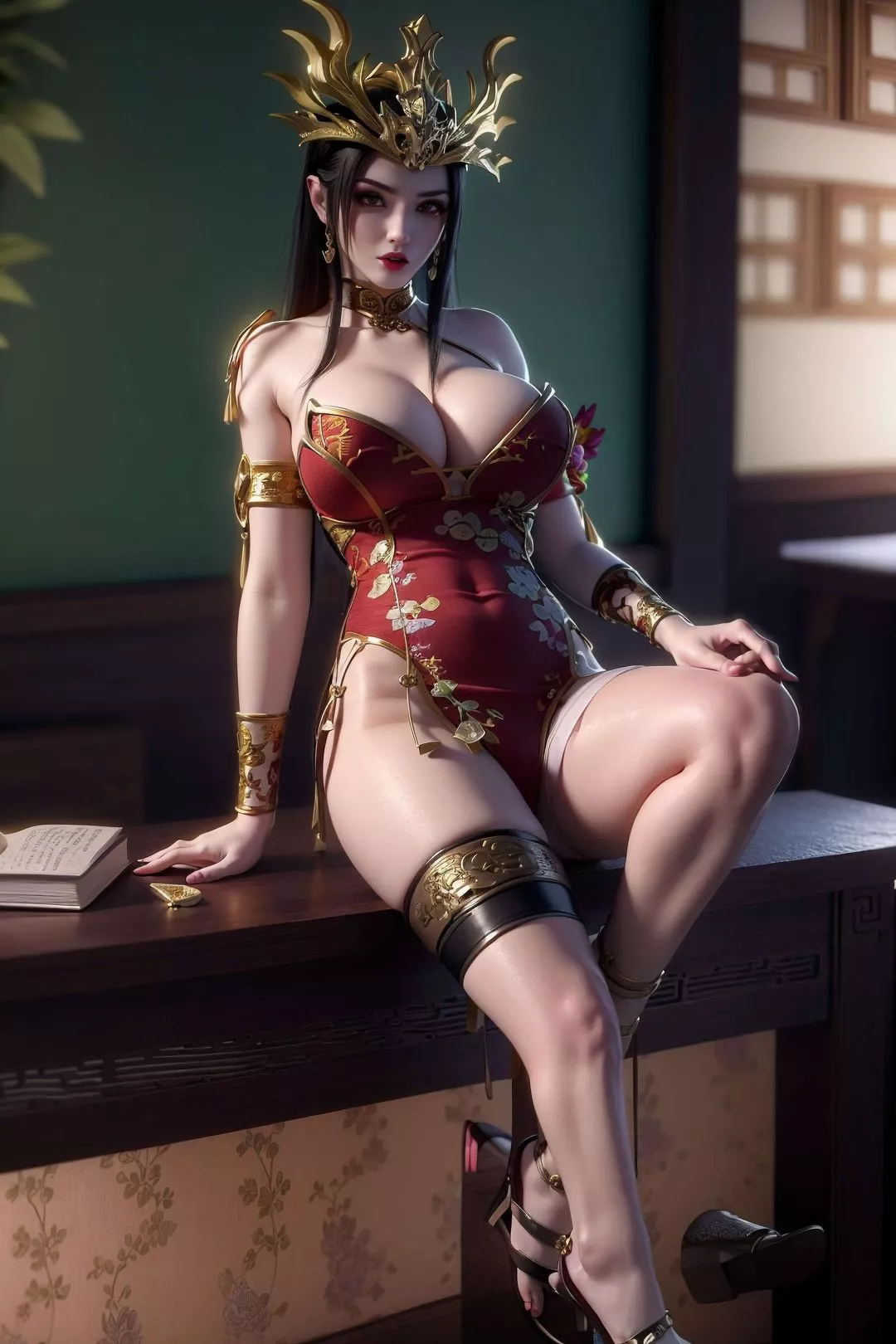 [AI绘画]国漫女主-将臣.姬凝霜.焰灵姬.云韵.天狐仙子.小舞.月姬.波赛西.海女斗罗.美杜莎.若林.熏儿.蚩梦.鹤追-第07话 - 图片 74