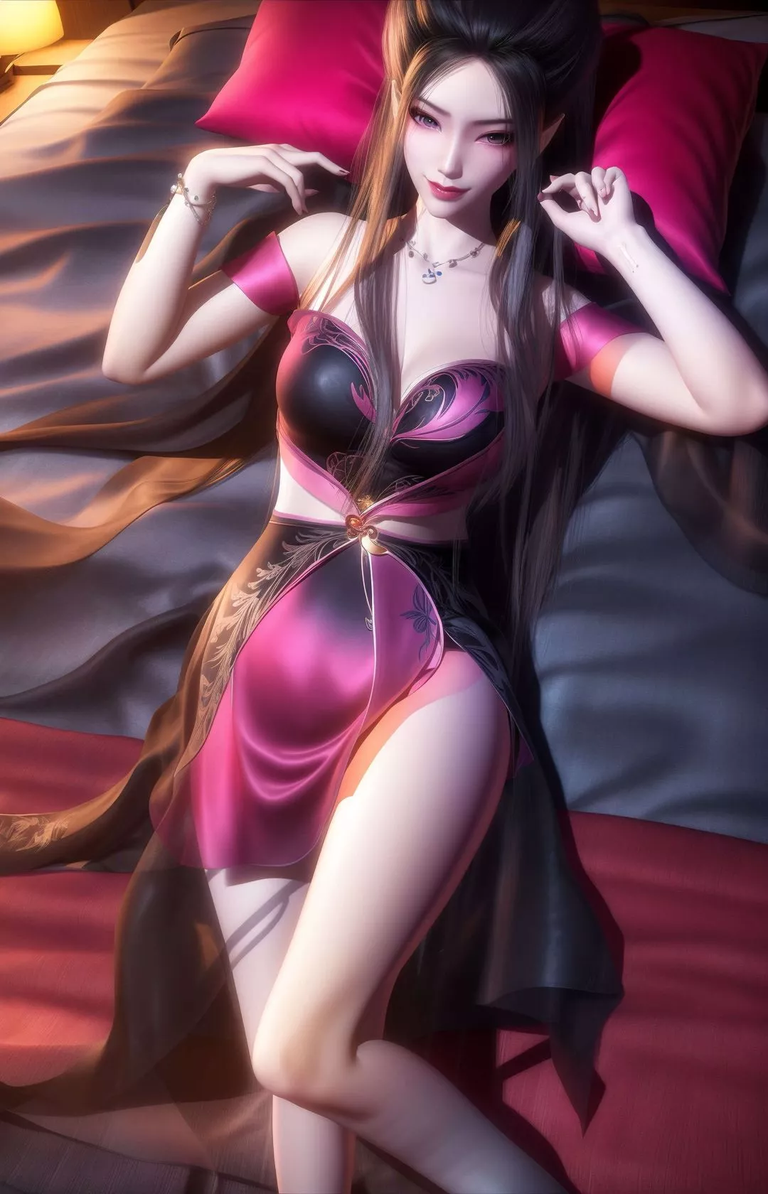 [AI绘画]国漫女主-将臣.姬凝霜.焰灵姬.云韵.天狐仙子.小舞.月姬.波赛西.海女斗罗.美杜莎.若林.熏儿.蚩梦.鹤追-第07话 - 图片 94