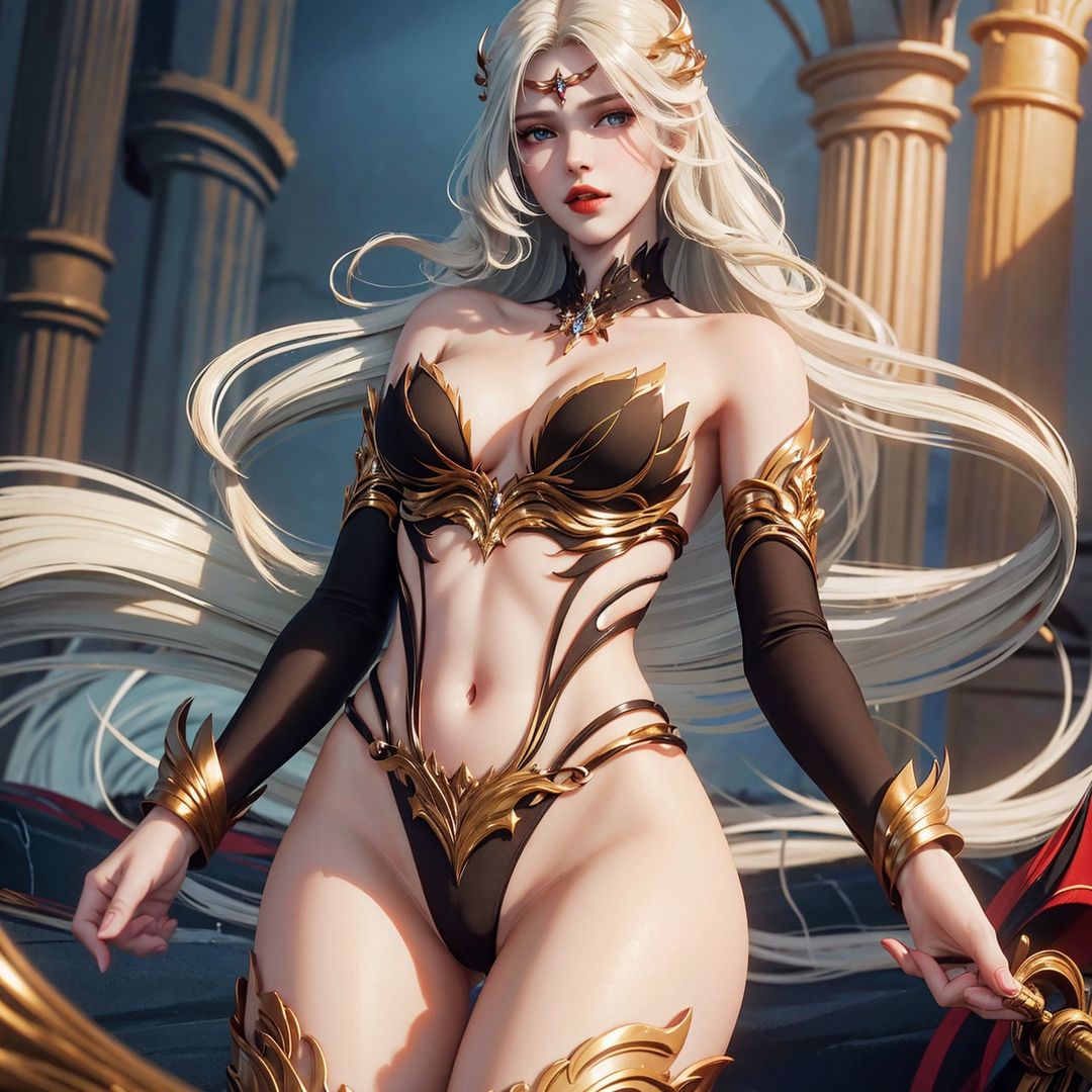 [AI绘画]国漫斗罗大陆女主-小舞.千仞雪.白沈香.胡列娜.波赛西.朱竹清.宁荣荣.阿银第07话