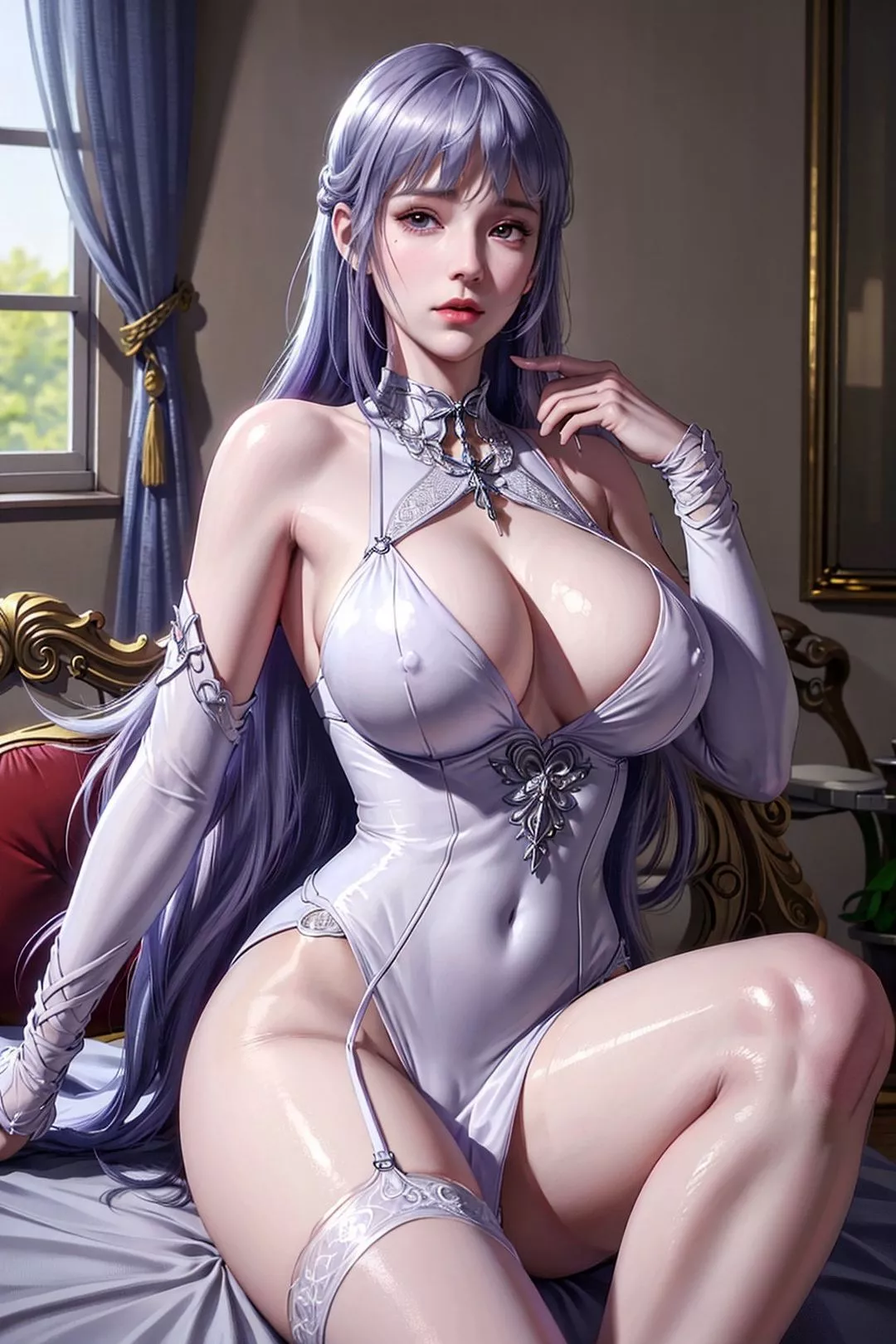 [AI绘画]国漫斗罗大陆女主-小舞.千仞雪.白沈香.胡列娜.波赛西.朱竹清.宁荣荣.阿银-第08话 - 图片 98