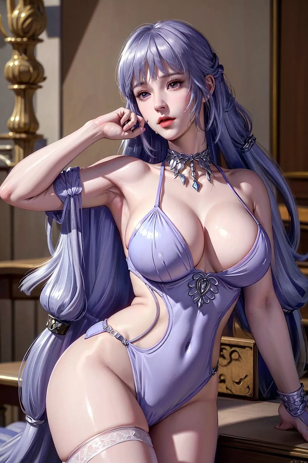 [AI绘画]国漫斗罗大陆女主-小舞.千仞雪.白沈香.胡列娜.波赛西.朱竹清.宁荣荣.阿银-第09话 - 图片 62