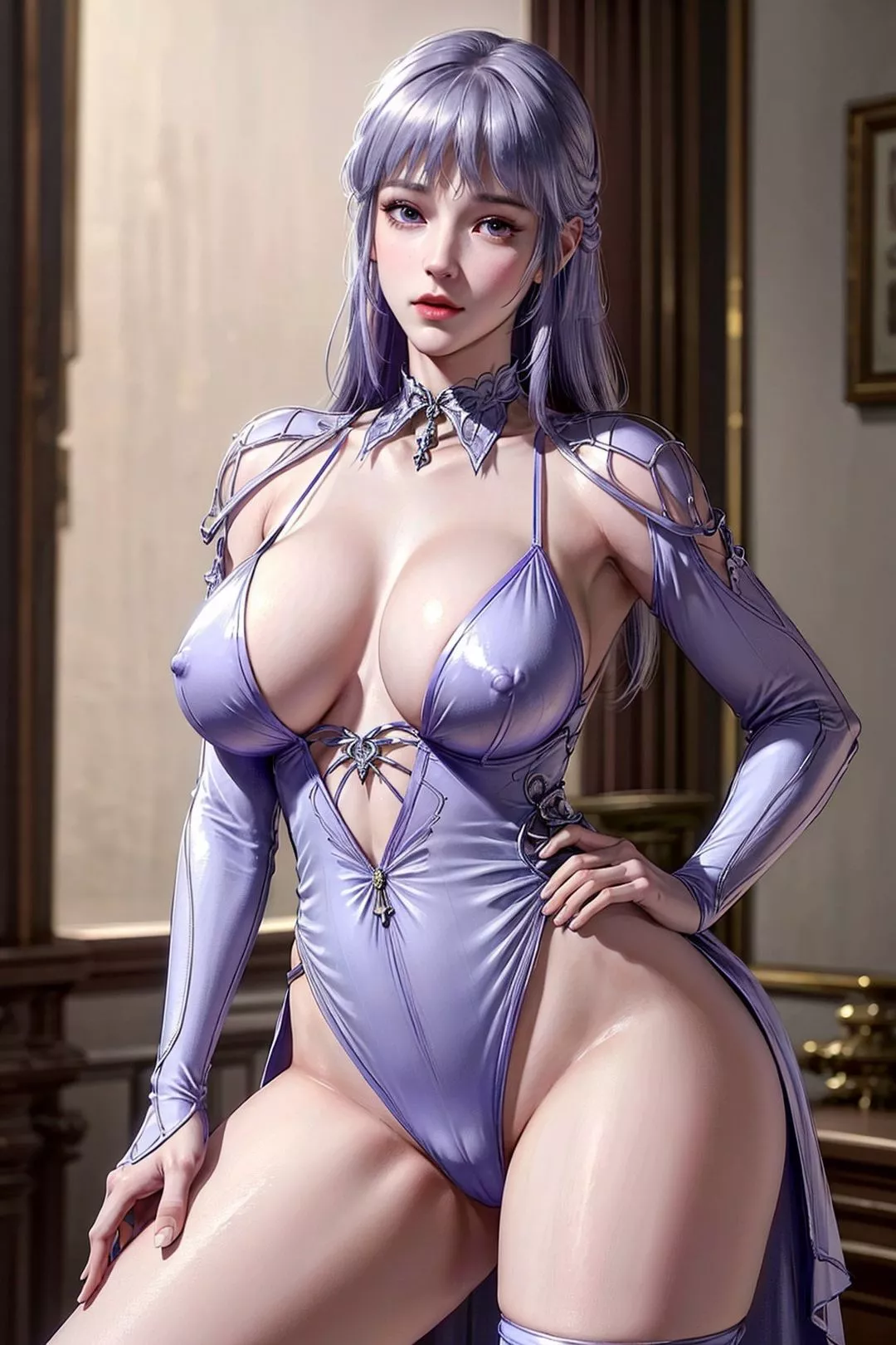 [AI绘画]国漫斗罗大陆女主-小舞.千仞雪.白沈香.胡列娜.波赛西.朱竹清.宁荣荣.阿银-第09话 - 图片 88