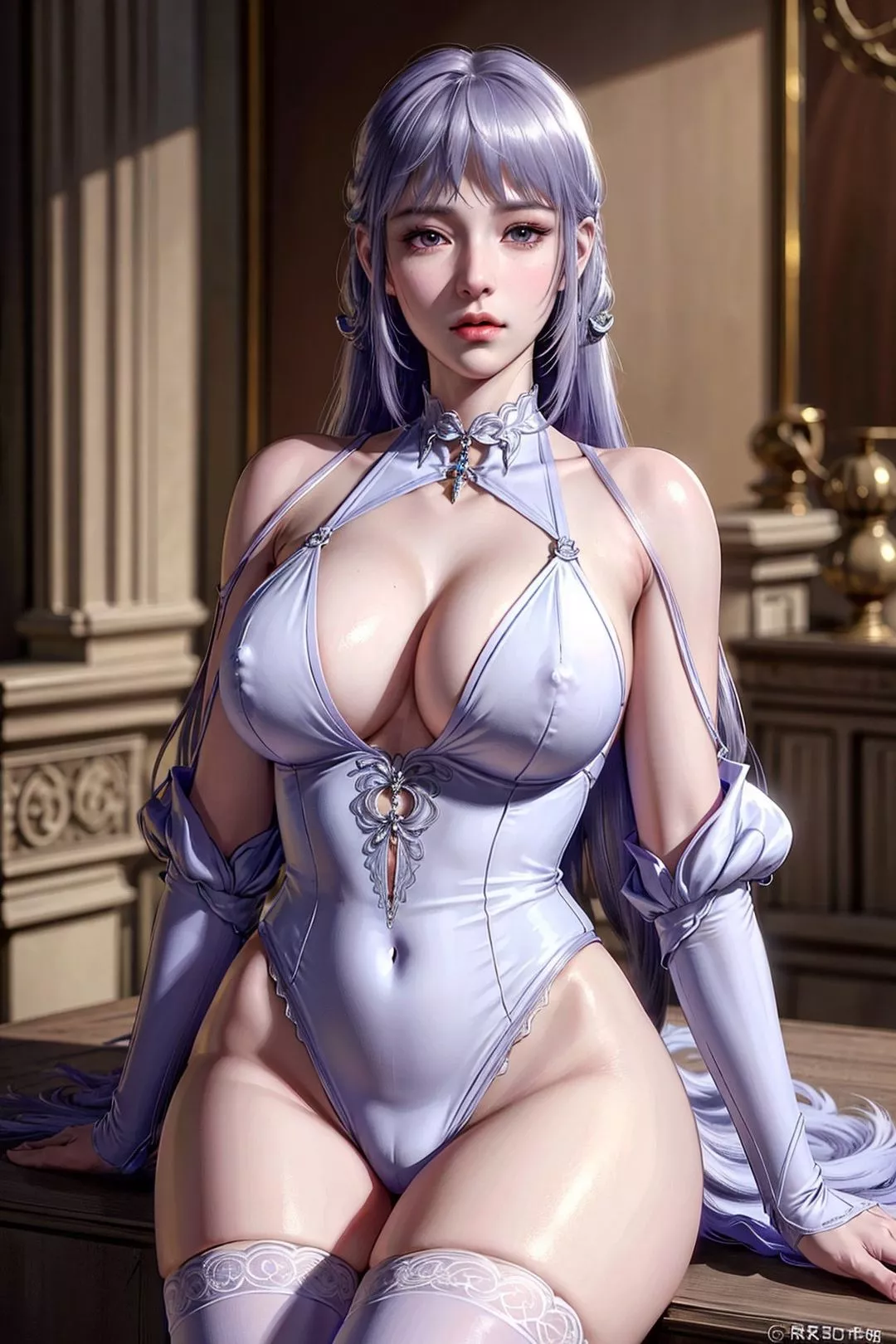 [AI绘画]国漫斗罗大陆女主-小舞.千仞雪.白沈香.胡列娜.波赛西.朱竹清.宁荣荣.阿银-第09话 - 图片 99