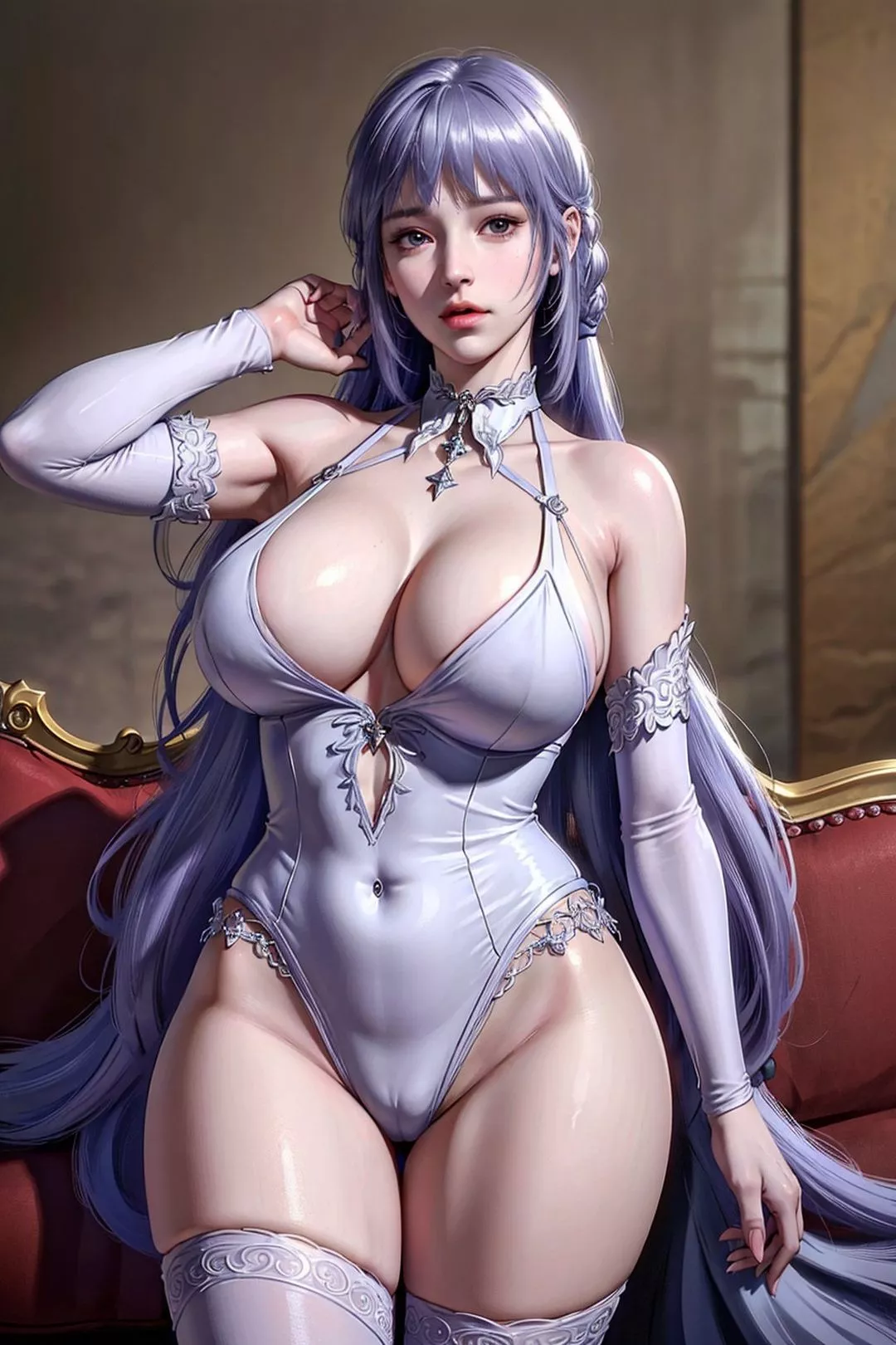 [AI绘画]国漫斗罗大陆女主-小舞.千仞雪.白沈香.胡列娜.波赛西.朱竹清.宁荣荣.阿银-第10话 - 图片 15