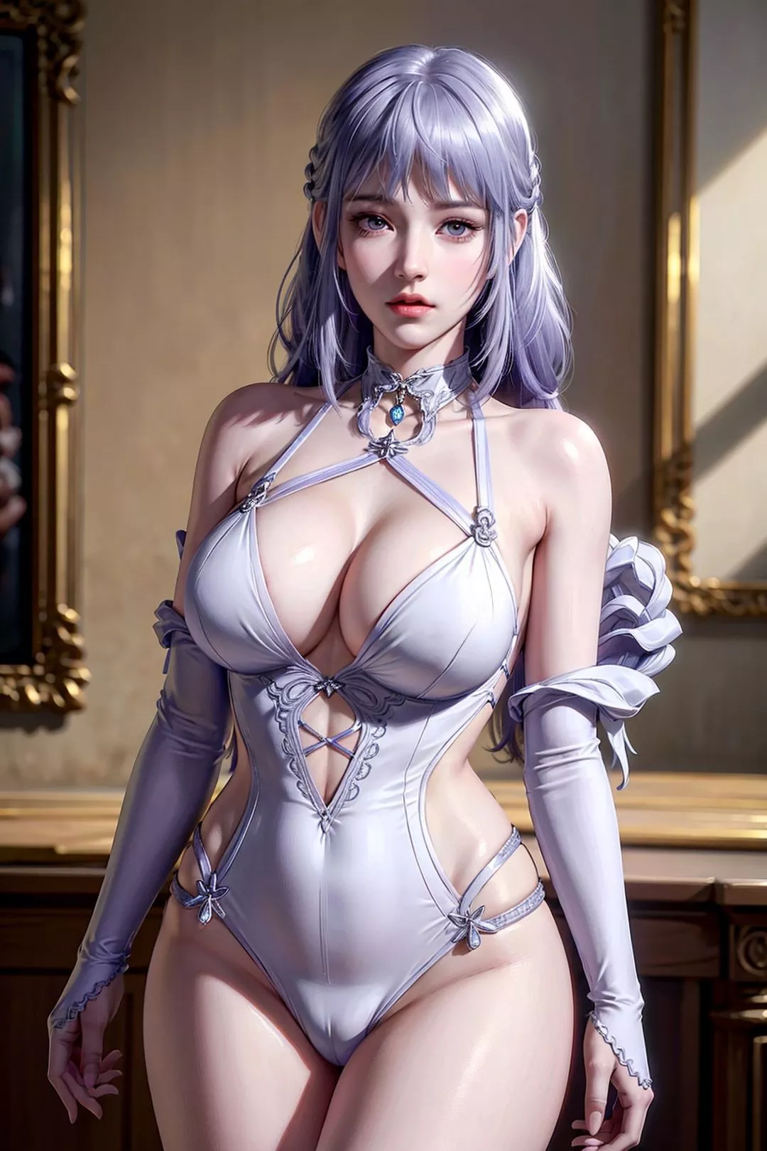[AI绘画]国漫斗罗大陆女主-小舞.千仞雪.白沈香.胡列娜.波赛西.朱竹清.宁荣荣.阿银-第10话 - 图片 36