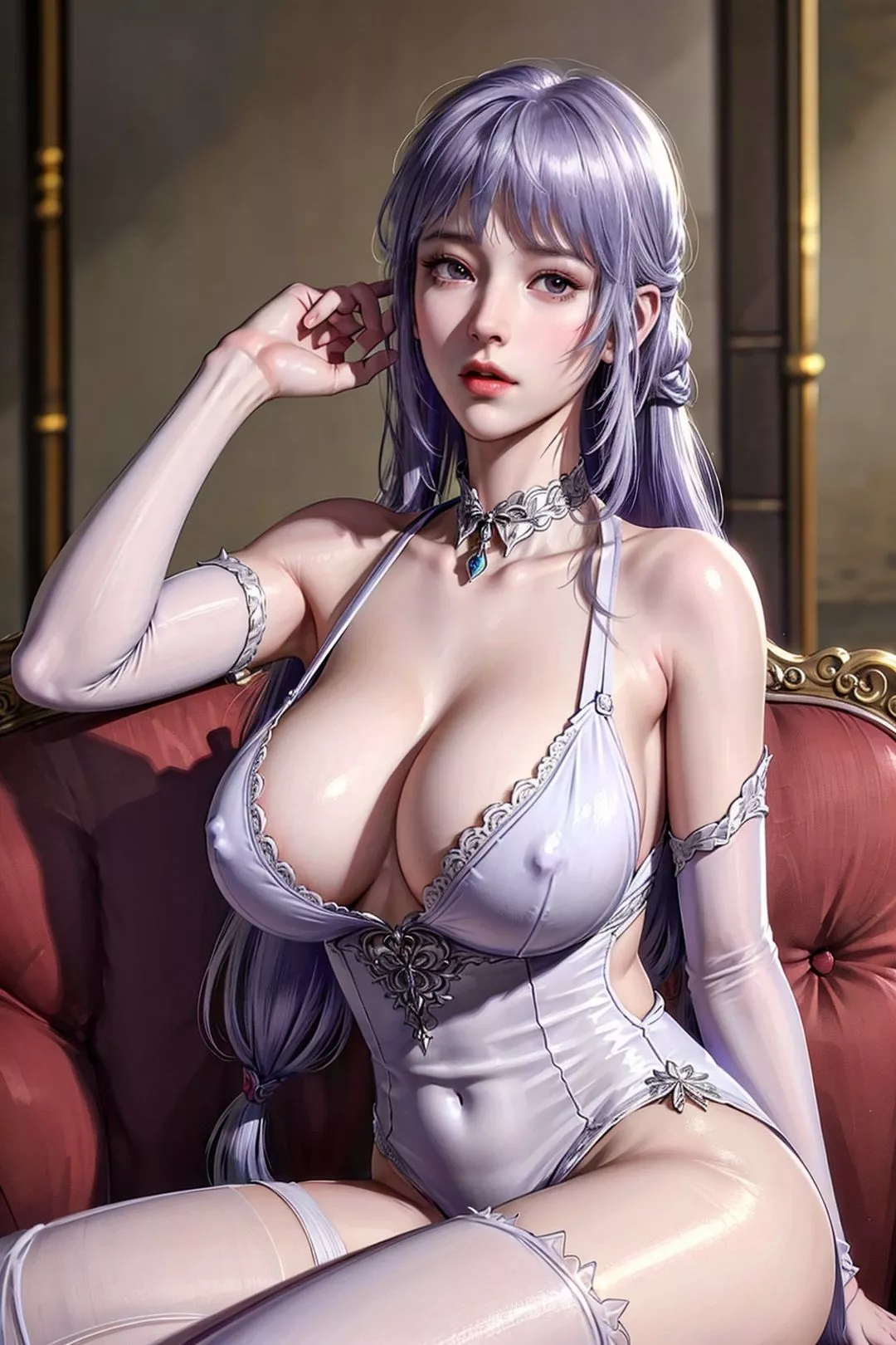 [AI绘画]国漫斗罗大陆女主-小舞.千仞雪.白沈香.胡列娜.波赛西.朱竹清.宁荣荣.阿银-第10话 - 图片 39