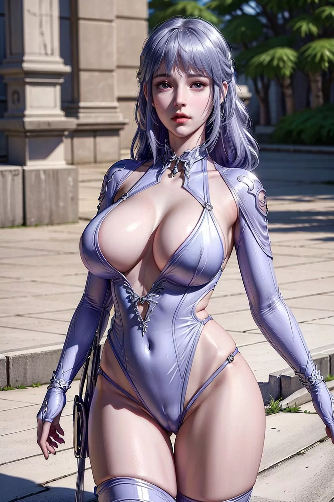 [AI绘画]国漫斗罗大陆女主-小舞.千仞雪.白沈香.胡列娜.波赛西.朱竹清.宁荣荣.阿银-第10话 - 图片 55