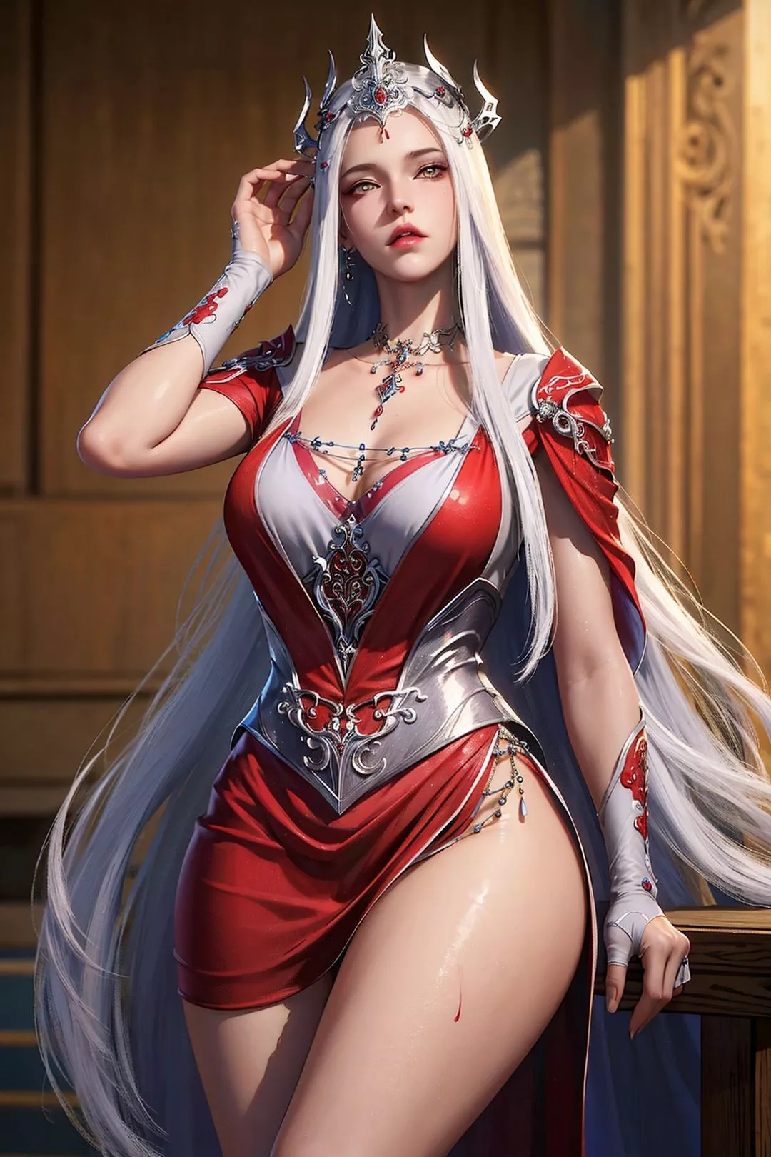 [AI绘画]国漫斗罗大陆女主-小舞.千仞雪.白沈香.胡列娜.波赛西.朱竹清.宁荣荣.阿银-第12话 - 图片 96