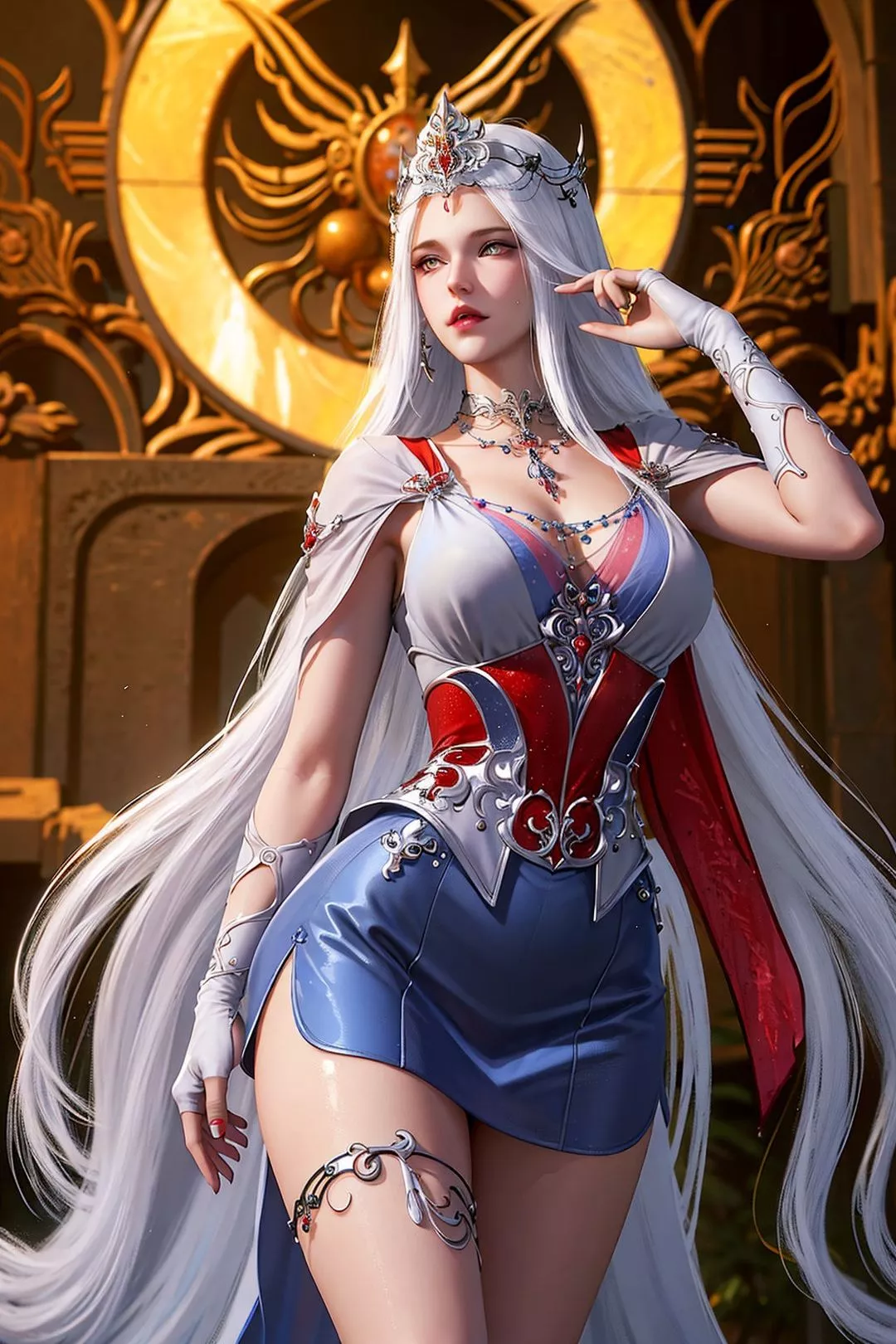 [AI绘画]国漫斗罗大陆女主-小舞.千仞雪.白沈香.胡列娜.波赛西.朱竹清.宁荣荣.阿银-第12话 - 图片 98