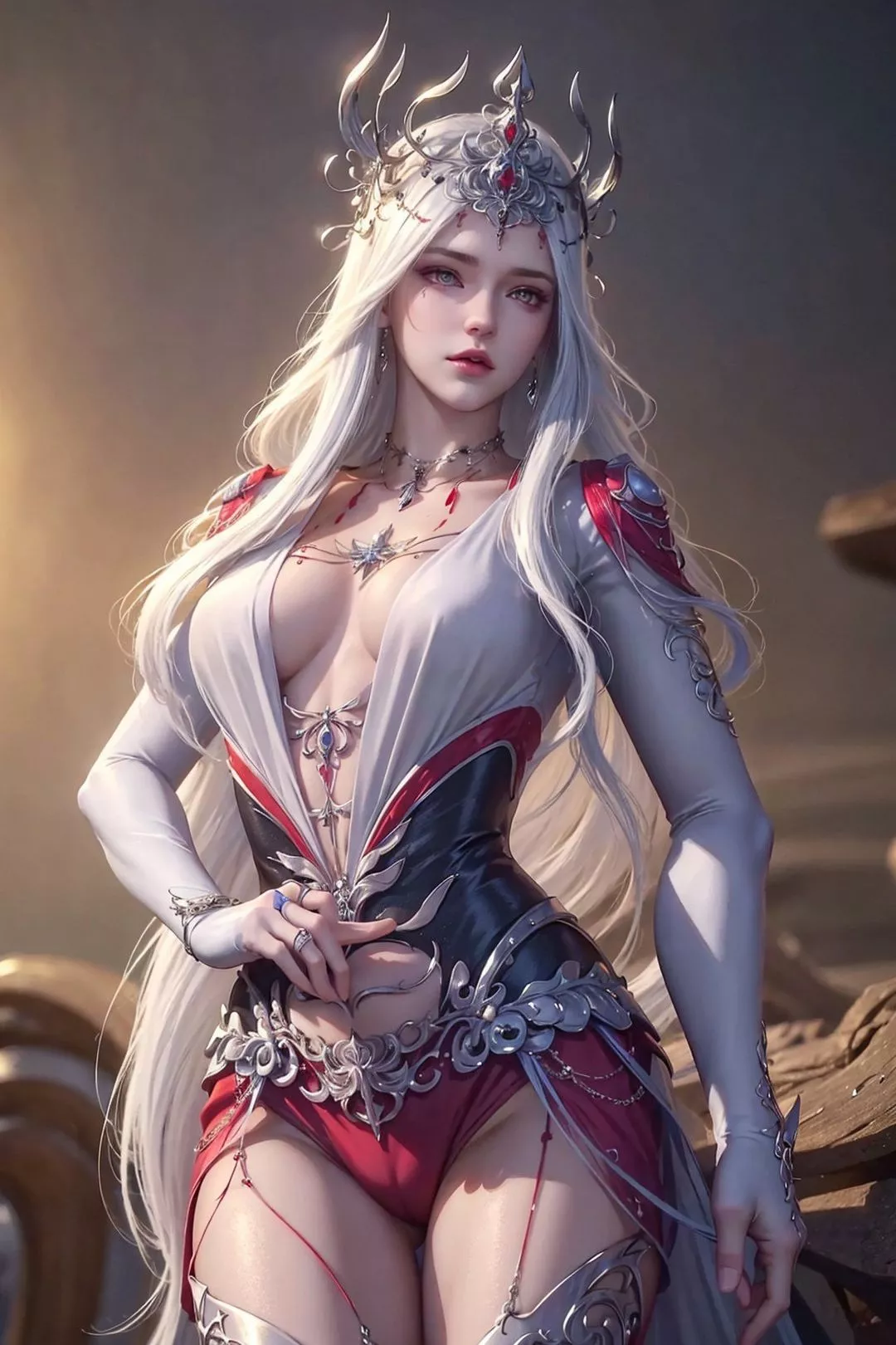 [AI绘画]国漫斗罗大陆女主-小舞.千仞雪.白沈香.胡列娜.波赛西.朱竹清.宁荣荣.阿银-第13话 - 图片 5