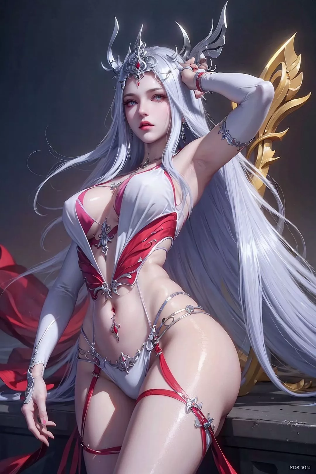 [AI绘画]国漫斗罗大陆女主-小舞.千仞雪.白沈香.胡列娜.波赛西.朱竹清.宁荣荣.阿银-第13话 - 图片 11
