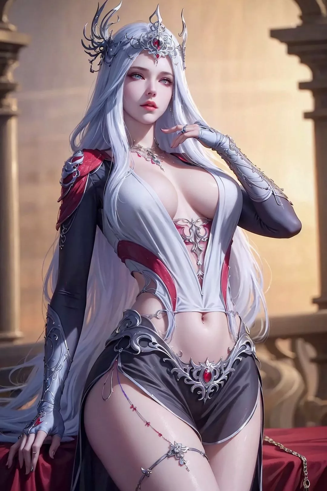 [AI绘画]国漫斗罗大陆女主-小舞.千仞雪.白沈香.胡列娜.波赛西.朱竹清.宁荣荣.阿银-第13话 - 图片 24
