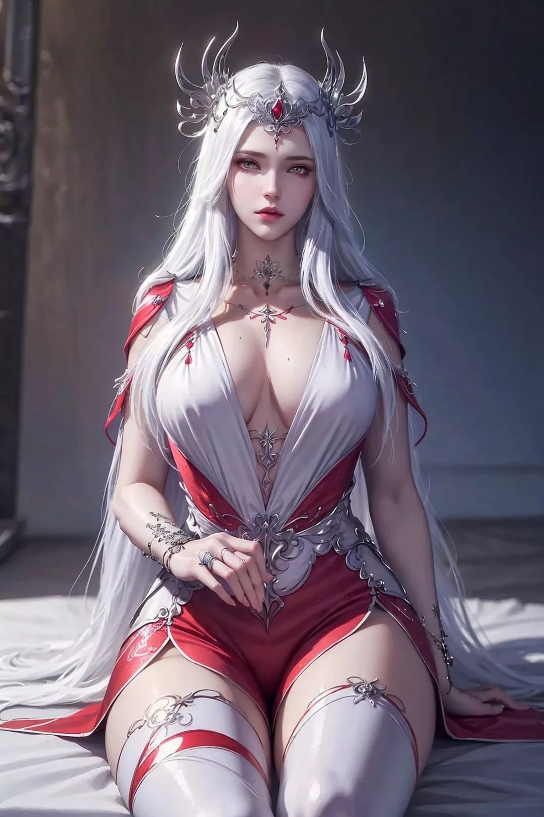 [AI绘画]国漫斗罗大陆女主-小舞.千仞雪.白沈香.胡列娜.波赛西.朱竹清.宁荣荣.阿银-第13话 - 图片 31
