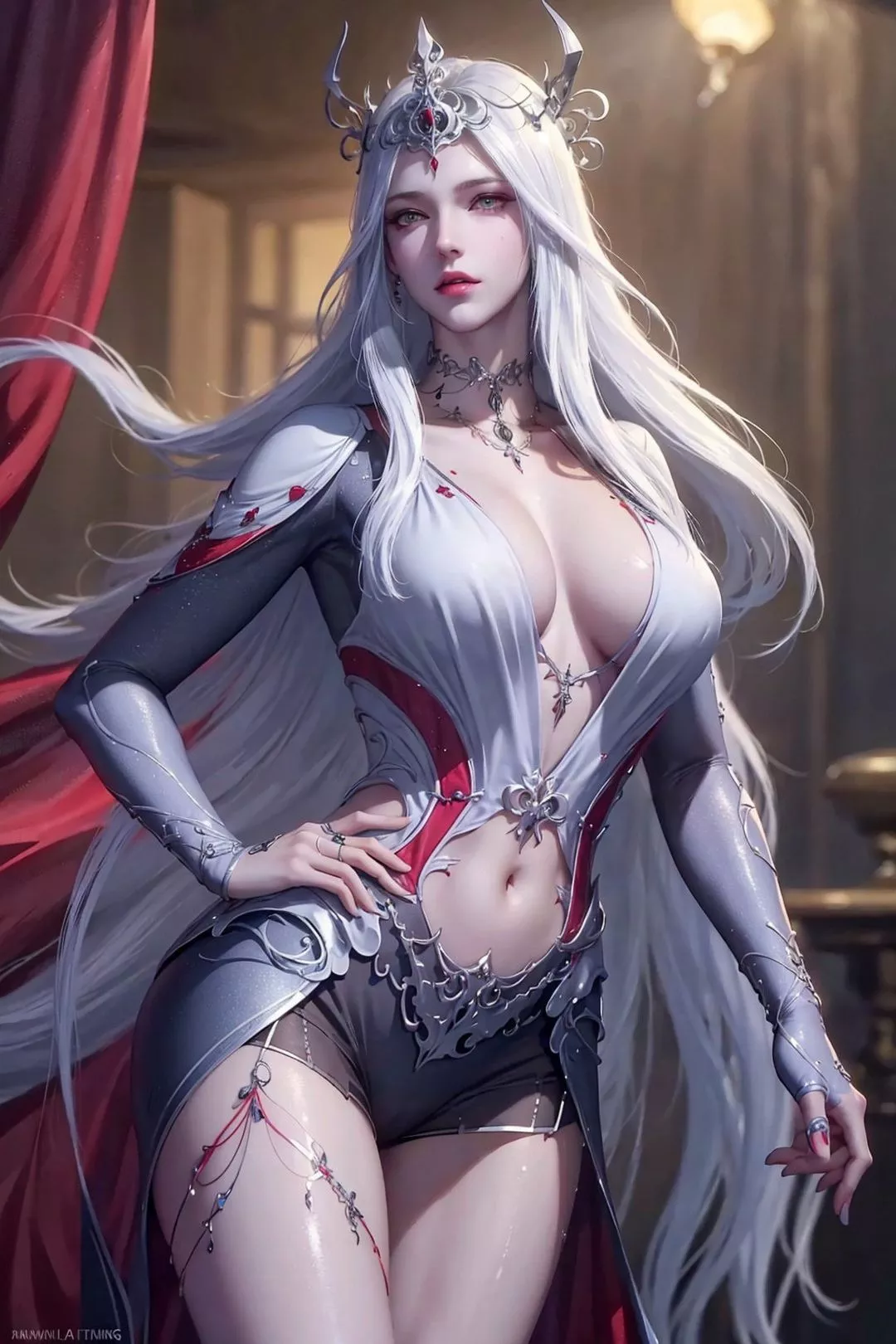 [AI绘画]国漫斗罗大陆女主-小舞.千仞雪.白沈香.胡列娜.波赛西.朱竹清.宁荣荣.阿银-第13话 - 图片 36