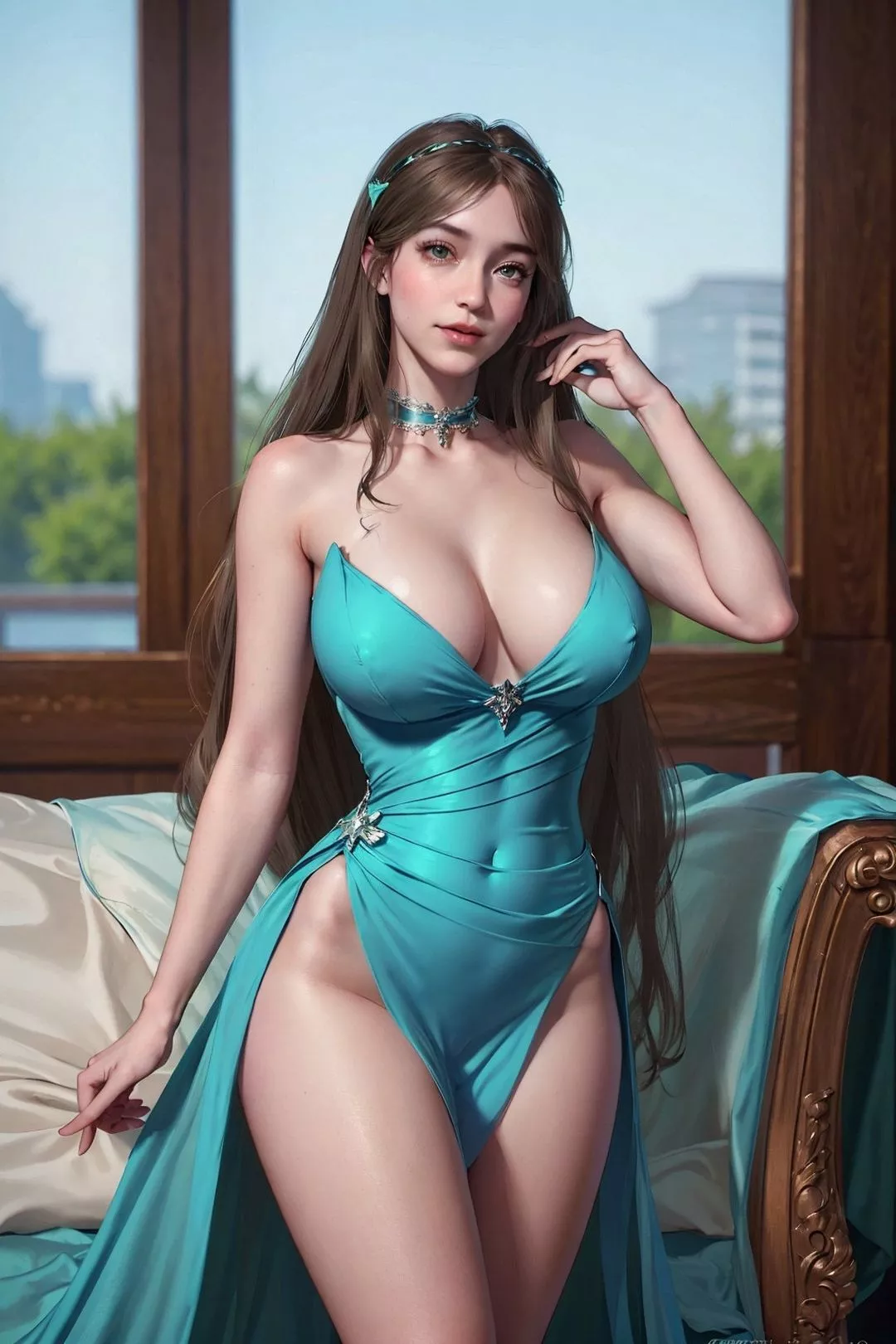 [AI绘画]国漫斗罗大陆女主-小舞.千仞雪.白沈香.胡列娜.波赛西.朱竹清.宁荣荣.阿银-第19话 - 图片 15