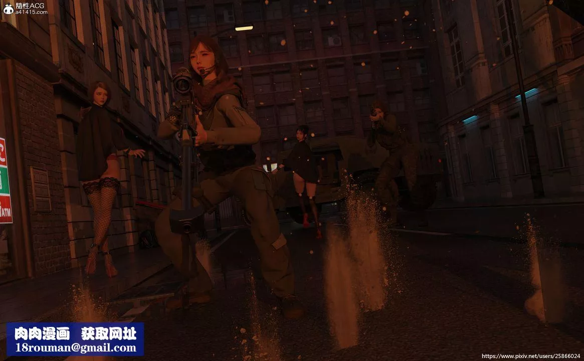[3D]女特務被捕01-03+外傳+設定集外傳-玫瑰特勤隊-艾伊爾行動