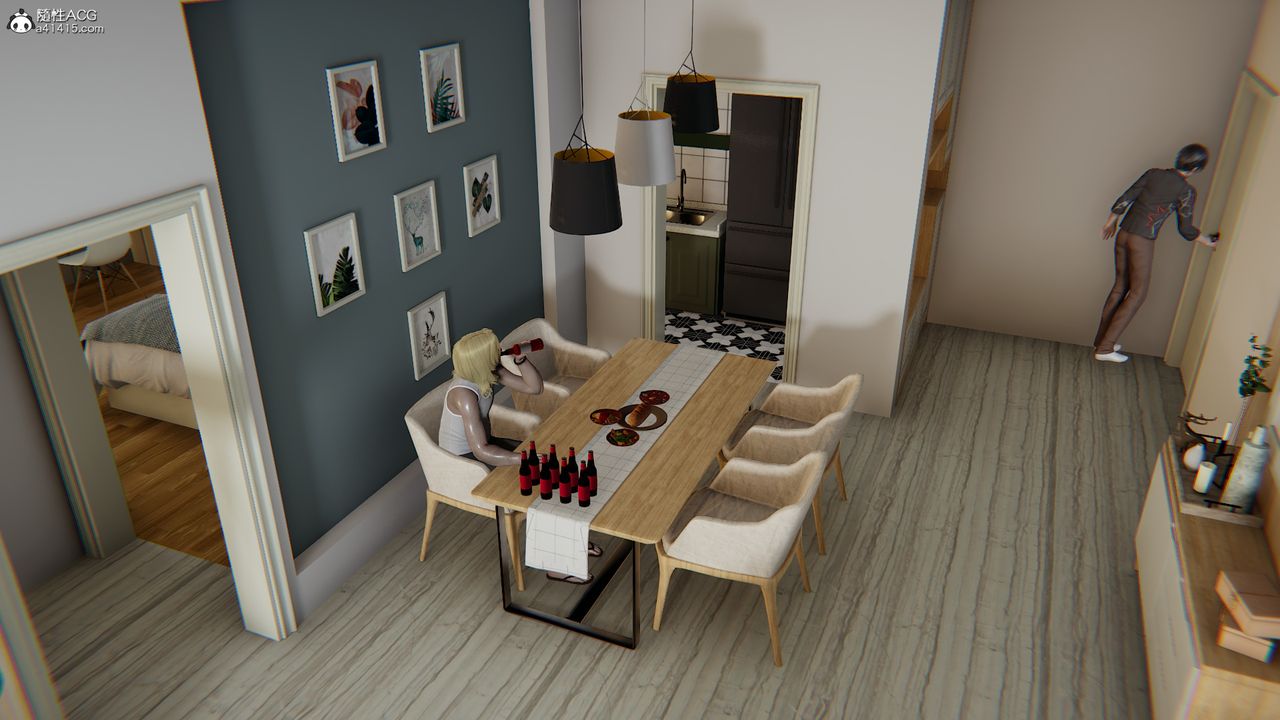 [3D]胆小柔弱的妈妈韩菲柔第02话