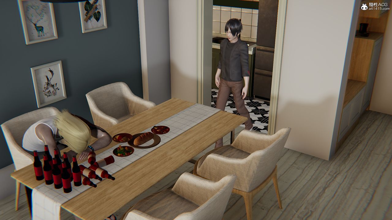 [3D]胆小柔弱的妈妈韩菲柔第03话