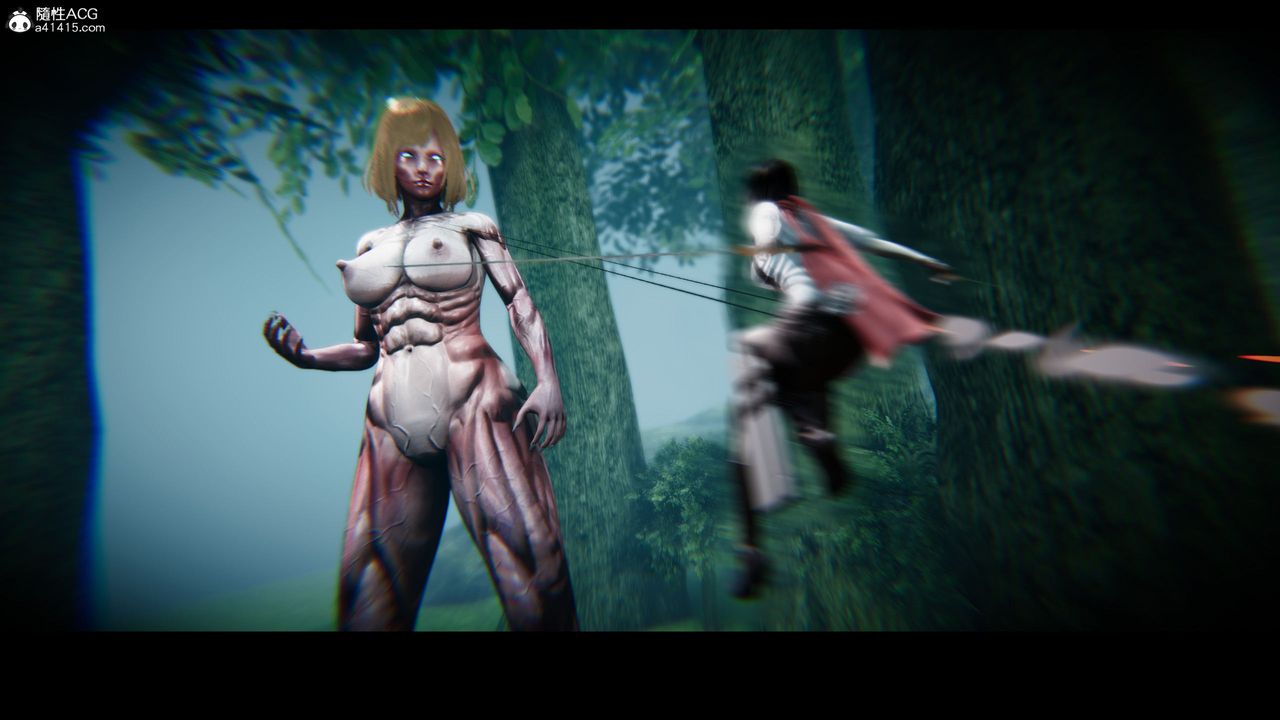 [3D]進擊的巨人之敗北的少女第01話