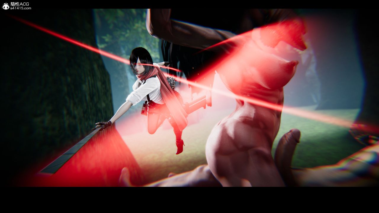 [3D]進擊的巨人之敗北的少女第02話