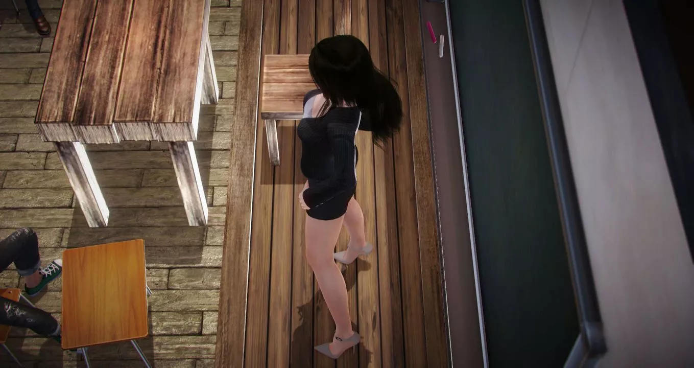 [3D]絲襪女教師蘭若01-27短篇X3未編輯片段第01話