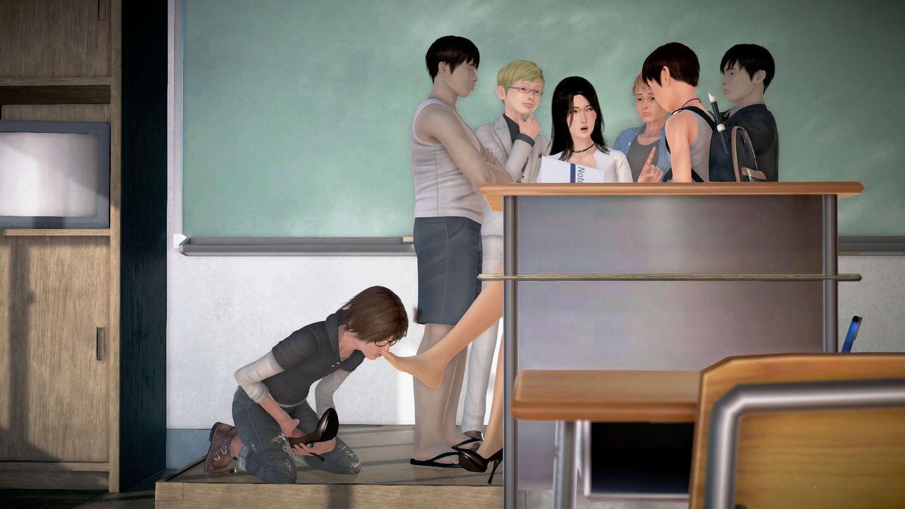 [3D]絲襪女教師蘭若01-27短篇X3未編輯片段第15話