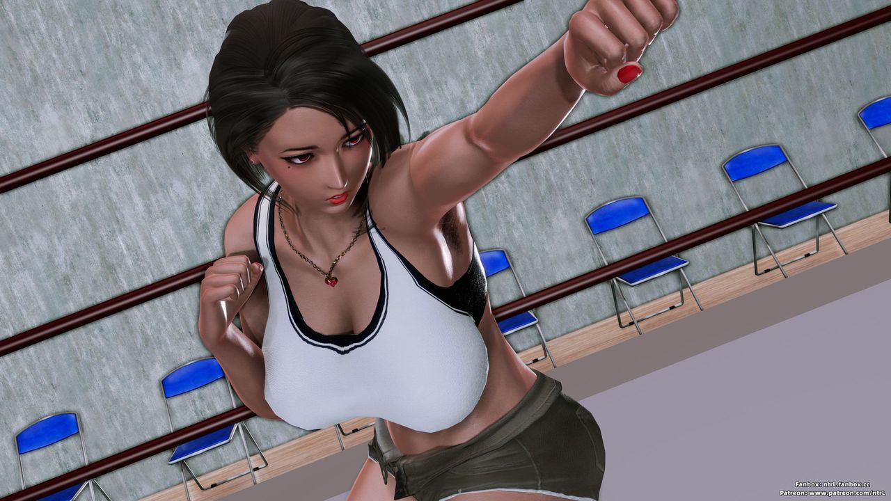 [3D]美脚格斗娘人妻水纪第01话