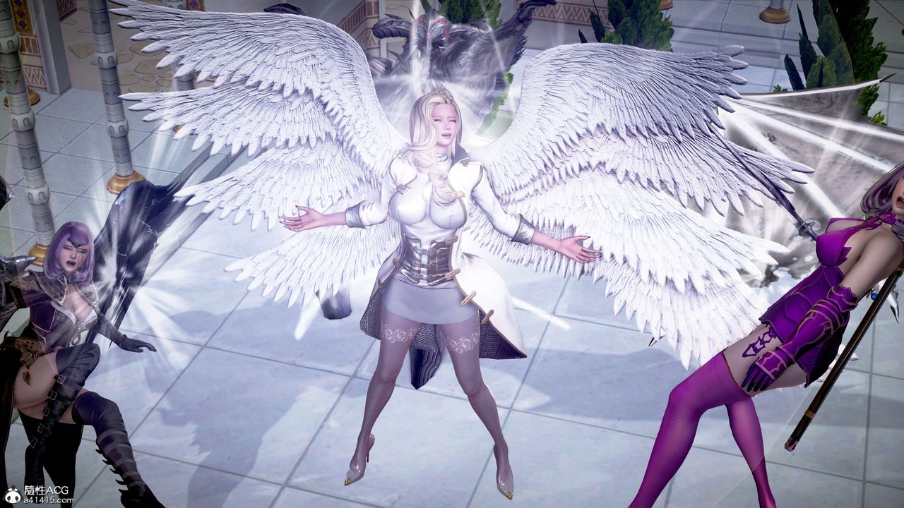 [3D]肉絲女騎士陷落第02話