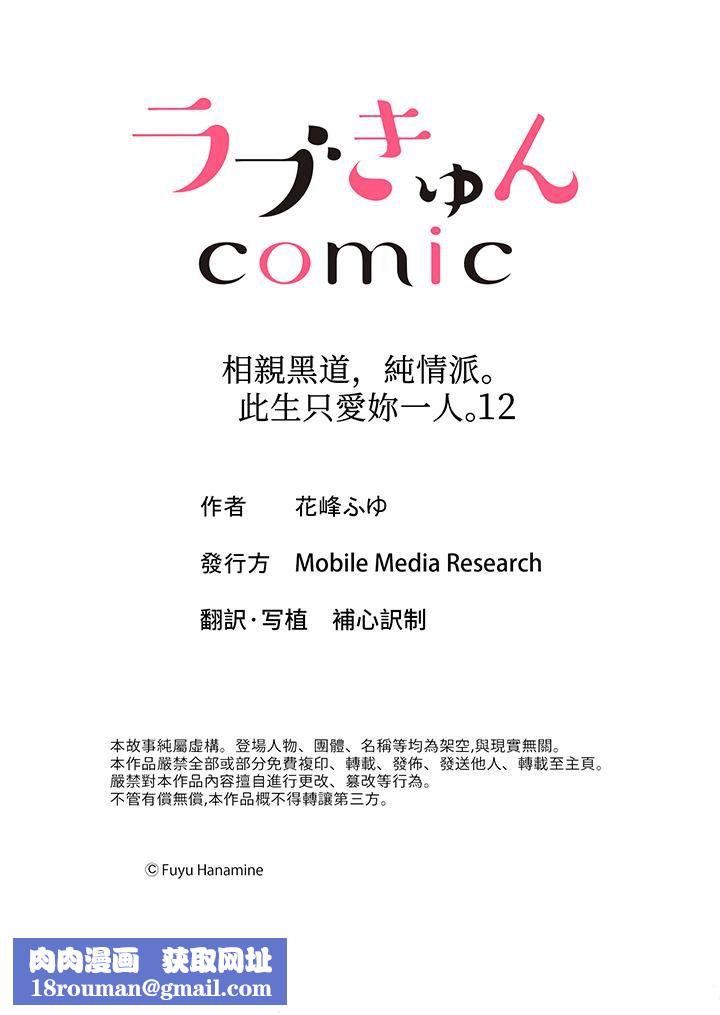 相亲黑道，纯情派。此生只爱妳一人。第12话