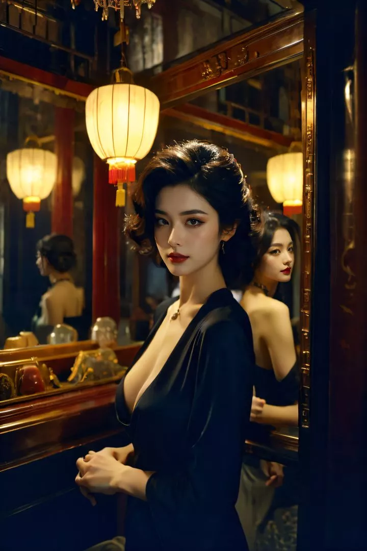 [AI绘画]极品身材_巨乳.黑丝-第10话 - 图片 106