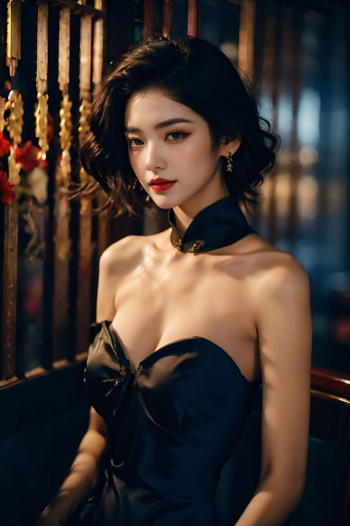 [AI绘画]极品身材_巨乳.黑丝第11话-最终话