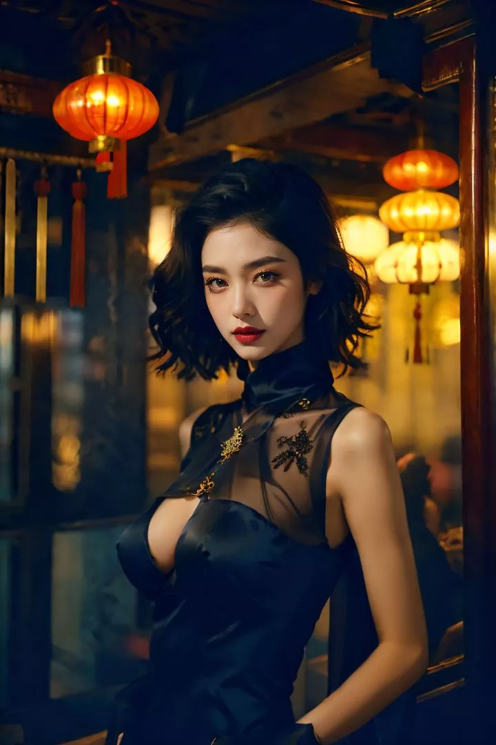 [AI绘画]极品身材_巨乳.黑丝-第11话-最终话 - 图片 45
