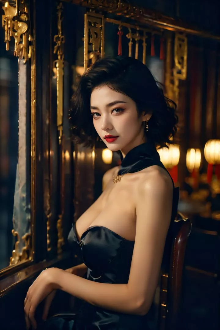 [AI绘画]极品身材_巨乳.黑丝-第11话-最终话 - 图片 46