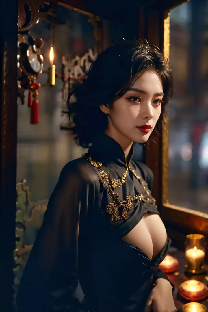 [AI绘画]极品身材_巨乳.黑丝-第11话-最终话 - 图片 62
