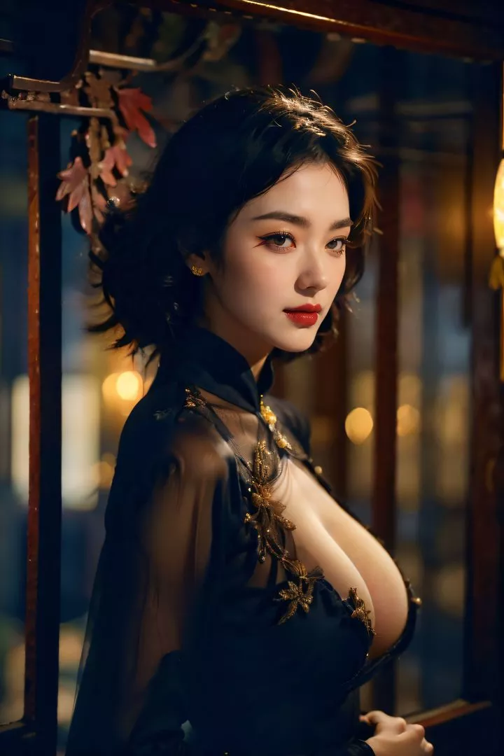[AI绘画]极品身材_巨乳.黑丝-第11话-最终话 - 图片 65