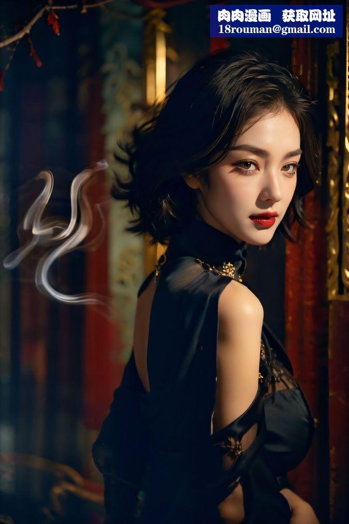 [AI绘画]极品身材_巨乳.黑丝第11话-最终话