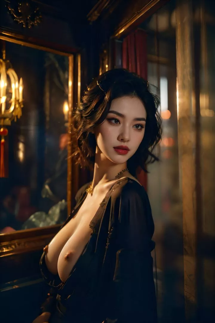[AI绘画]极品身材_巨乳.黑丝-第11话-最终话 - 图片 85