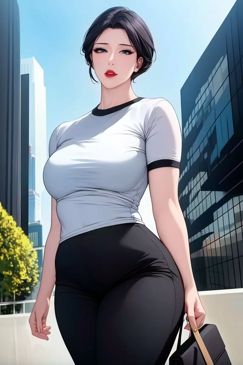 [AI绘画]美人母亲整合肉嫁高柳傢-第01話 - 图片 3