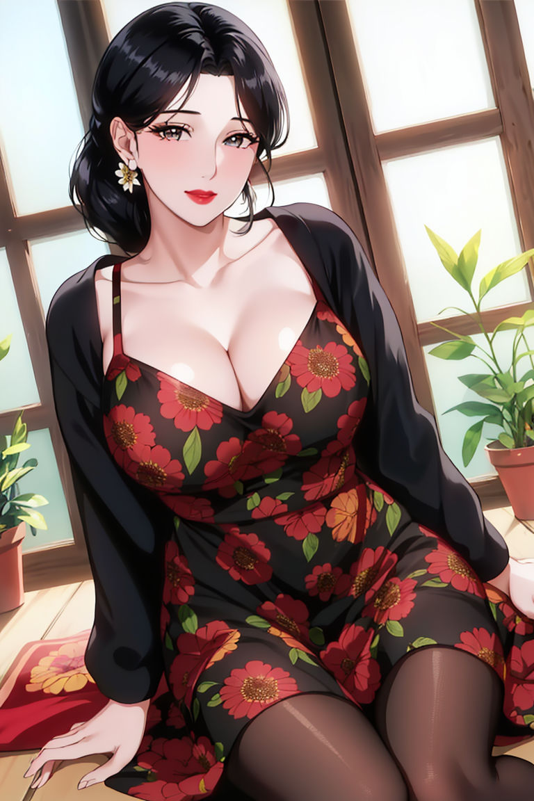 [AI绘画]美人母亲整合肉嫁高柳傢第01话