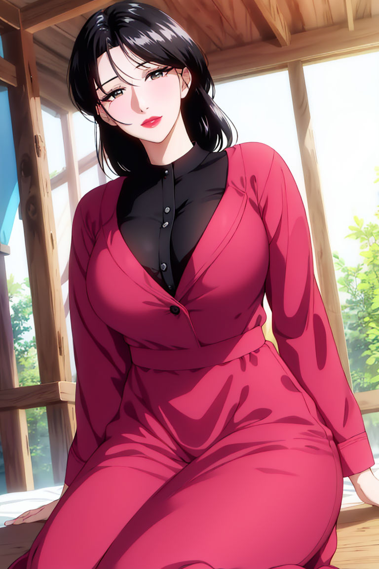 [AI绘画]美人母亲整合肉嫁高柳傢第01话