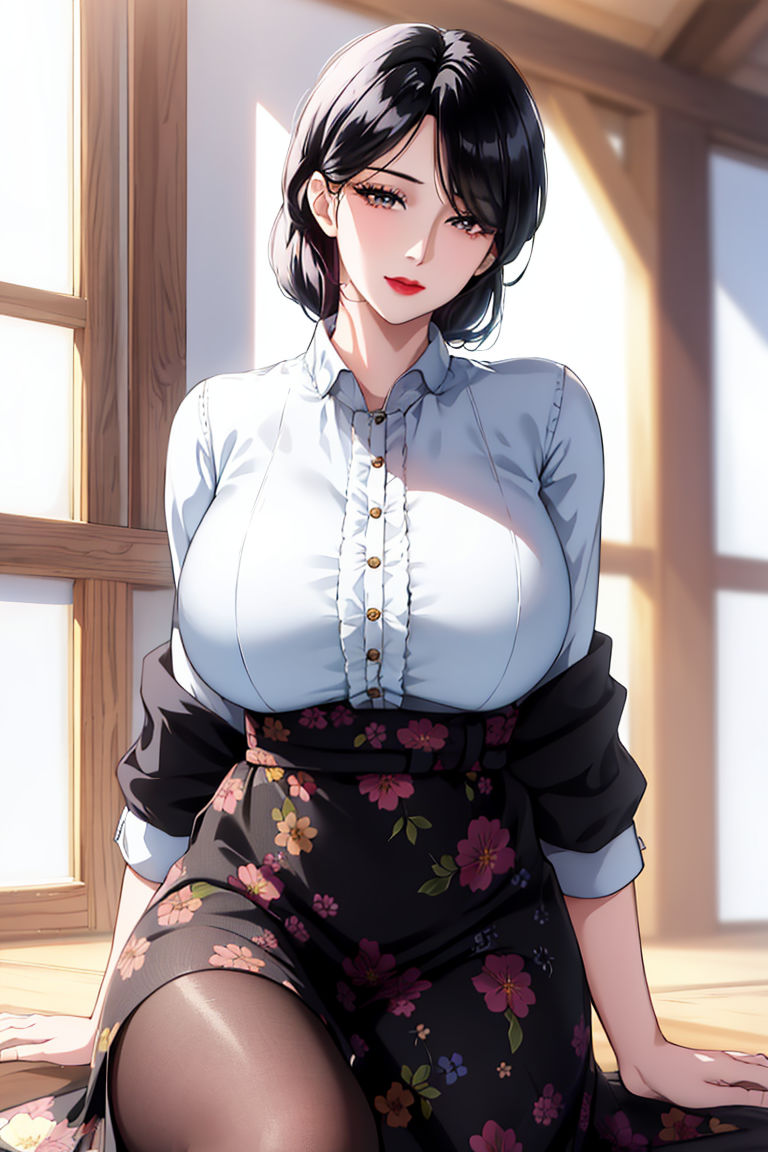 [AI绘画]美人母亲整合肉嫁高柳傢第01话