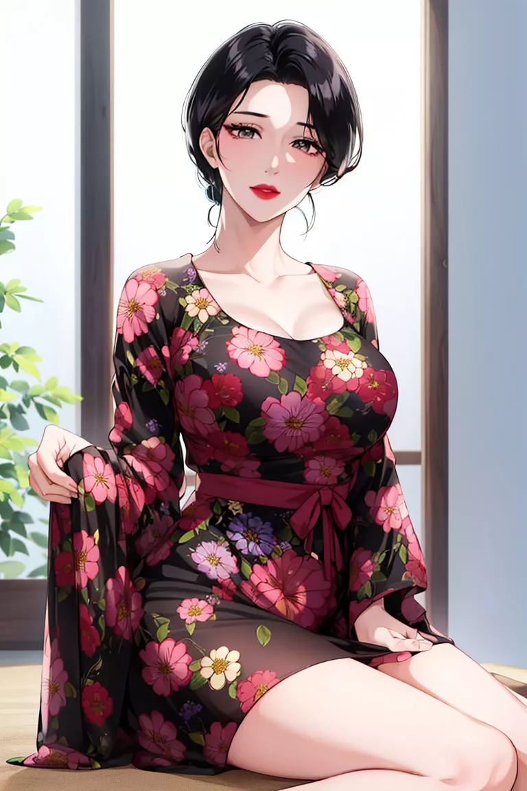 [AI绘画]美人母亲整合肉嫁高柳傢-第01話 - 图片 48