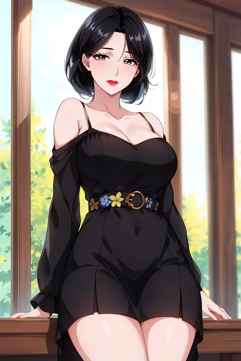 [AI繪畫]美人母親整合肉嫁高柳傢第01話