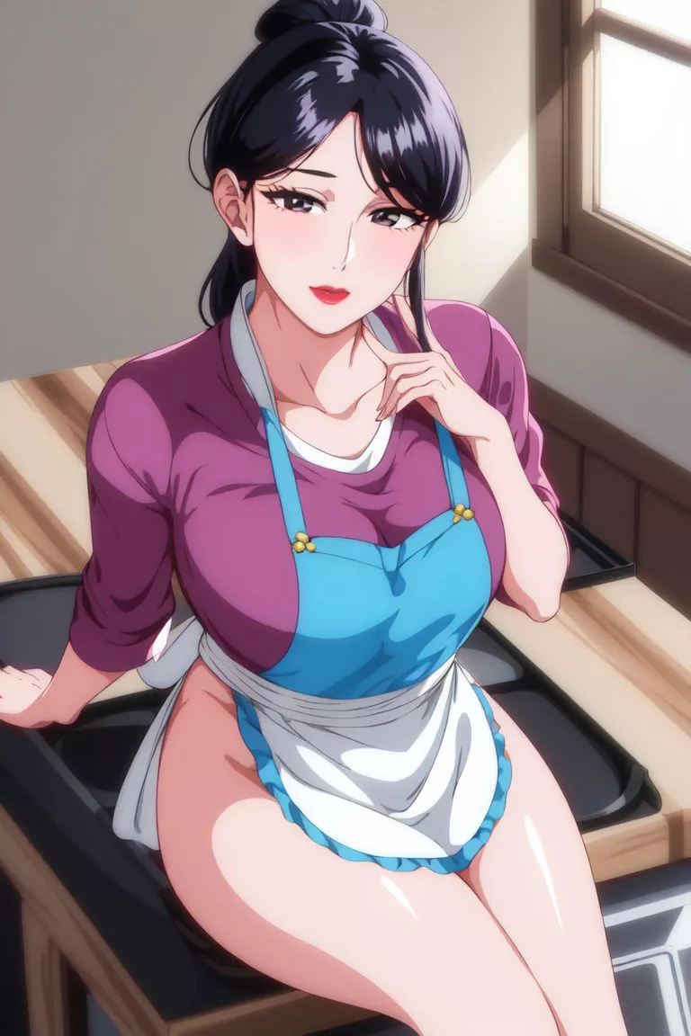 [AI繪畫]美人母親整合肉嫁高柳傢第01話